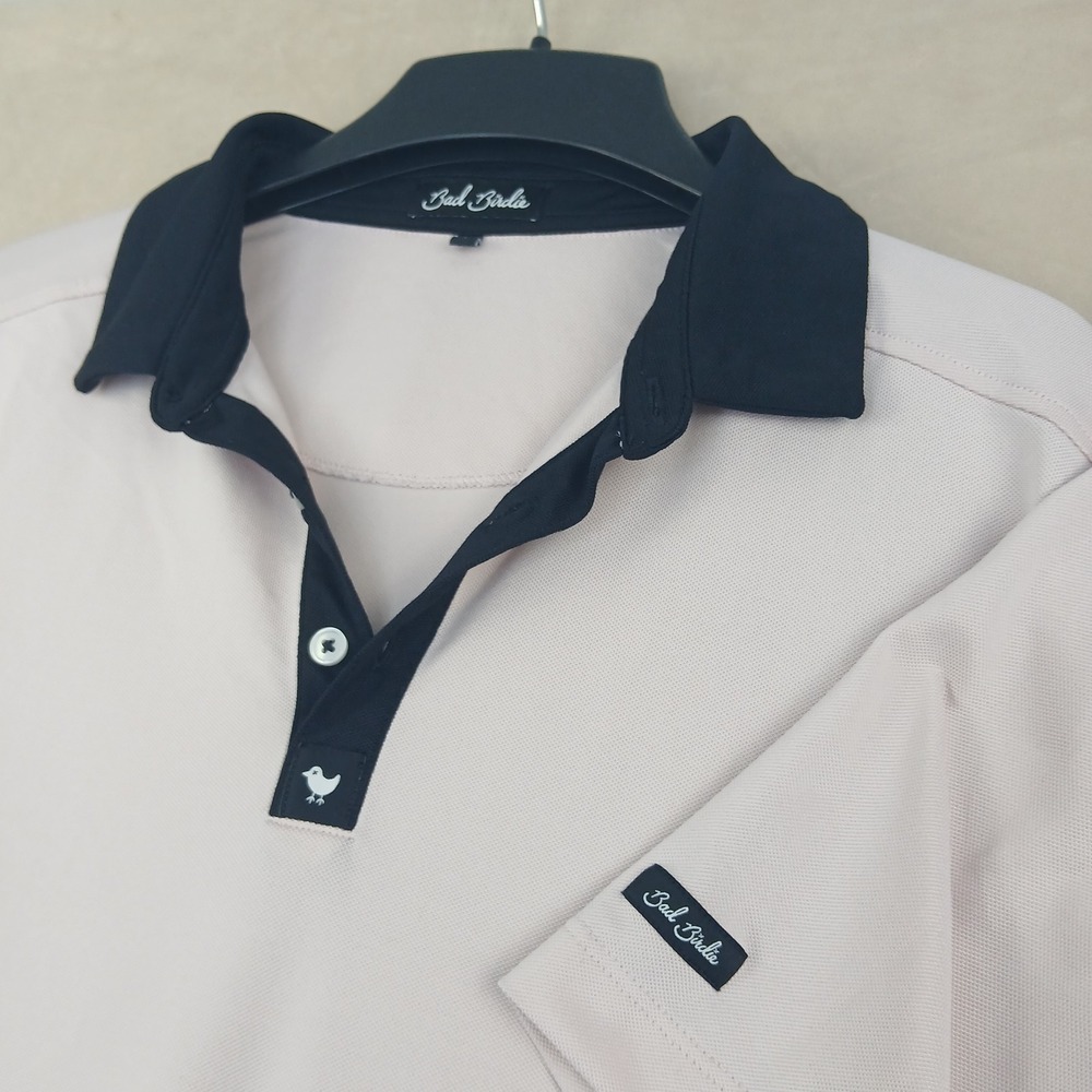 Bad Birdie Large‎ Mens Shirt FLAWS 22x28 Knit Golf Stretch Performance